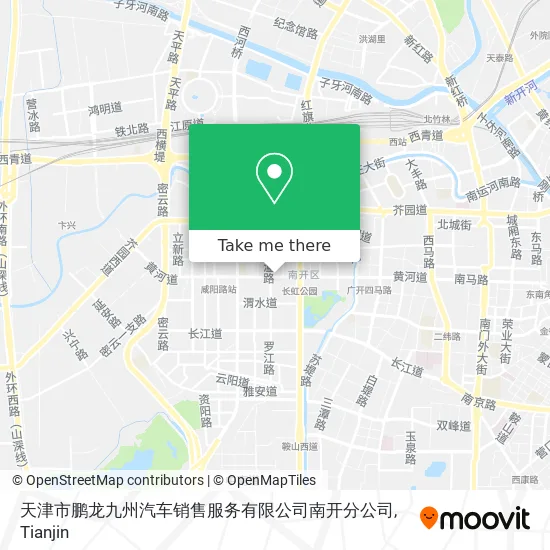 天津市鹏龙九州汽车销售服务有限公司南开分公司 map