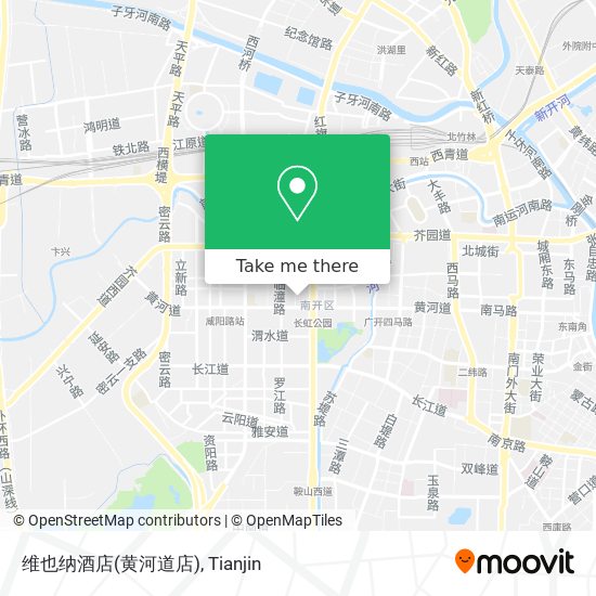 维也纳酒店(黄河道店) map