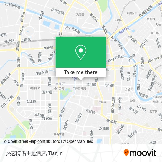 热恋情侣主题酒店 map