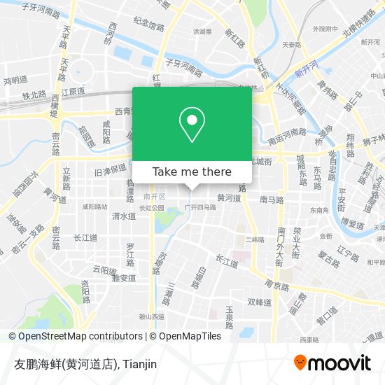 友鹏海鲜(黄河道店) map