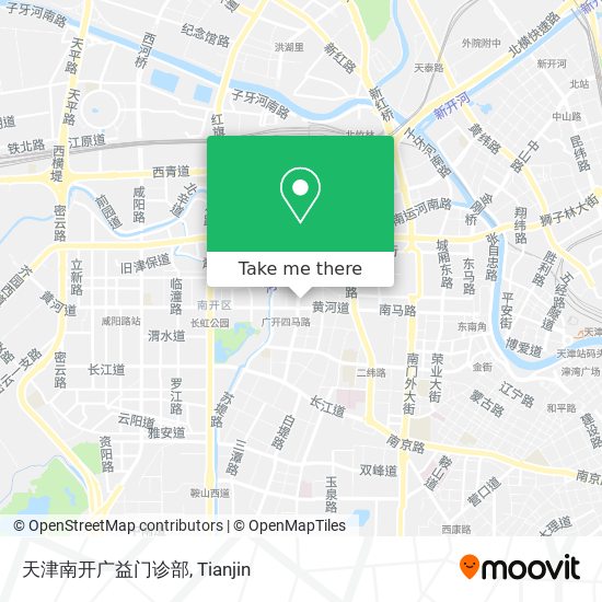 天津南开广益门诊部 map