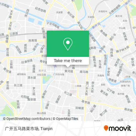 广开五马路菜市场 map