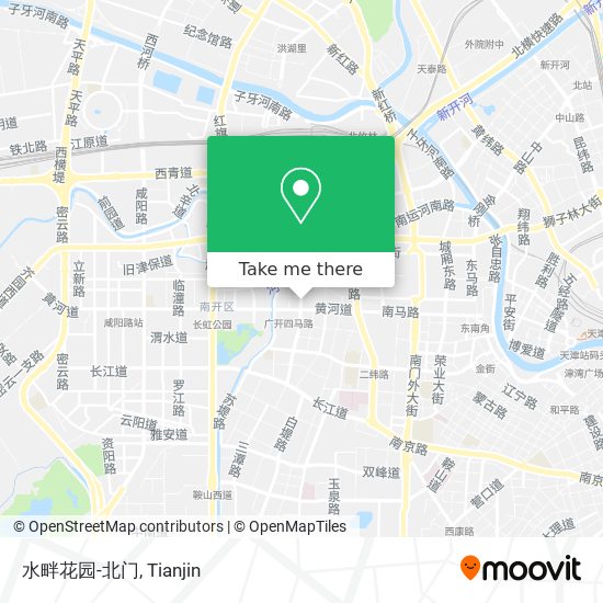 水畔花园-北门 map