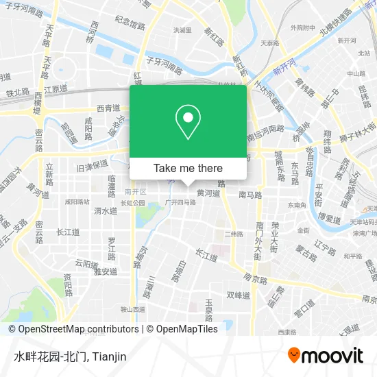 水畔花园-北门 map