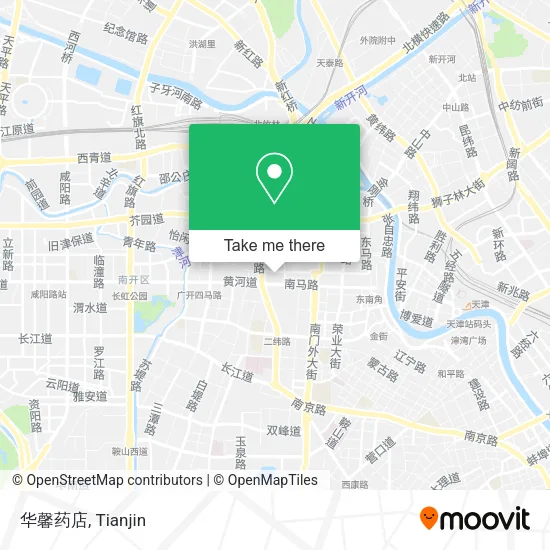 华馨药店 map