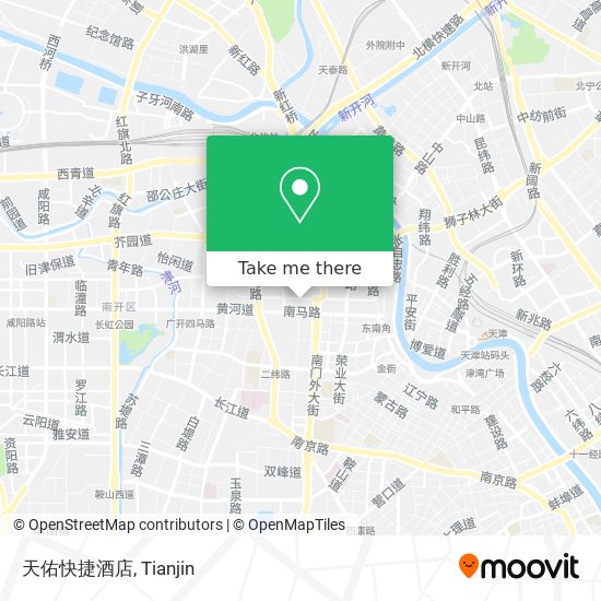 天佑快捷酒店 map