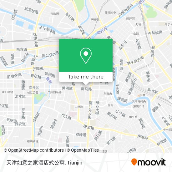 天津如意之家酒店式公寓 map
