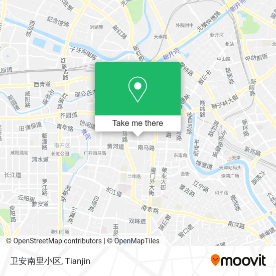 卫安南里小区 map
