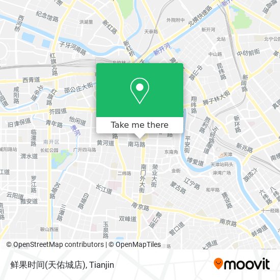 鲜果时间(天佑城店) map