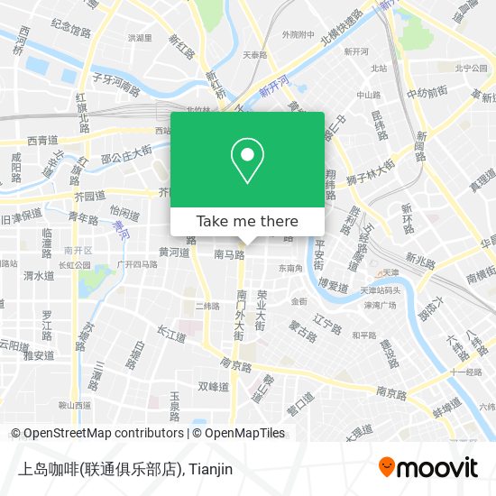 上岛咖啡(联通俱乐部店) map