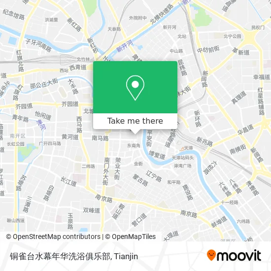 铜雀台水幕年华洗浴俱乐部 map