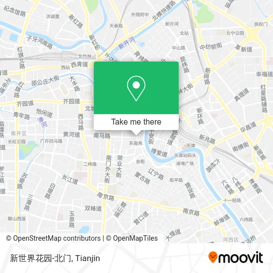 新世界花园-北门 map