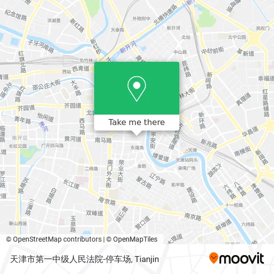 天津市第一中级人民法院-停车场 map