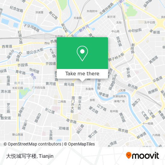 大悦城写字楼 map