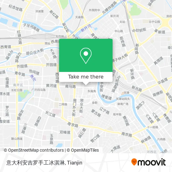 意大利安吉罗手工冰淇淋 map