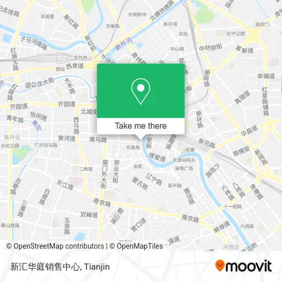 新汇华庭销售中心 map