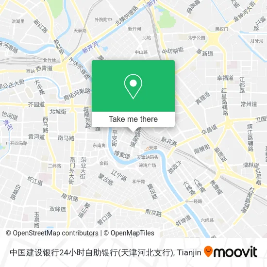 中国建设银行24小时自助银行(天津河北支行) map