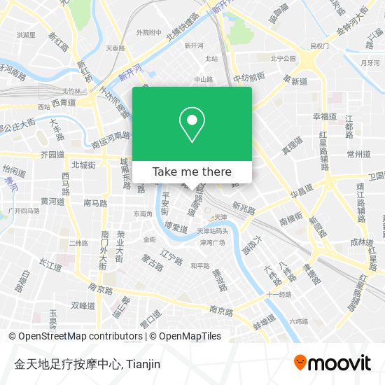 金天地足疗按摩中心 map