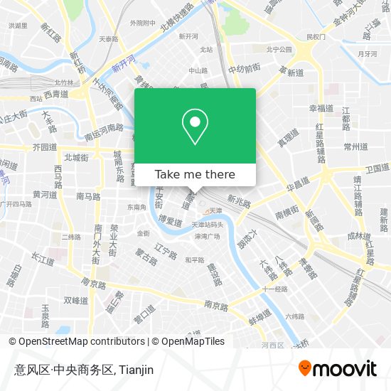 意风区·中央商务区 map