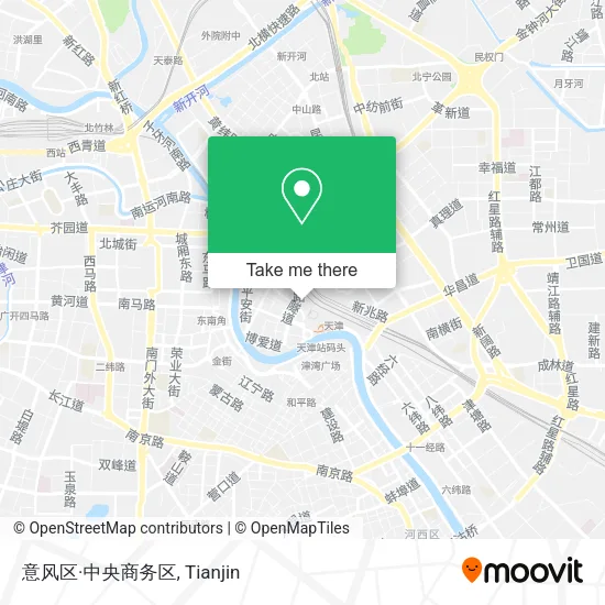 意风区·中央商务区 map
