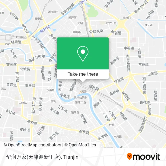 华润万家(天津迎新里店) map