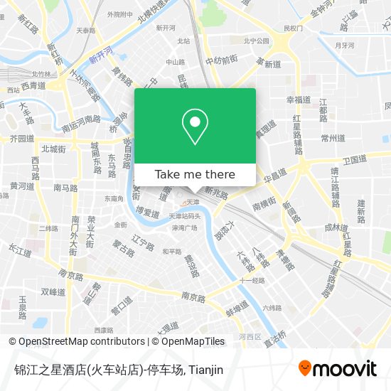 锦江之星酒店(火车站店)-停车场 map