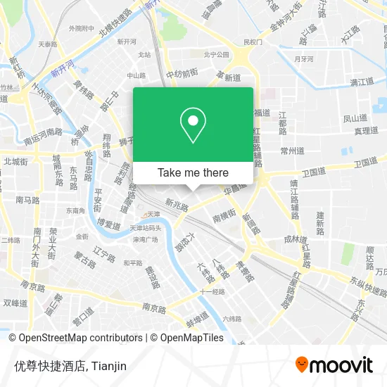 优尊快捷酒店 map