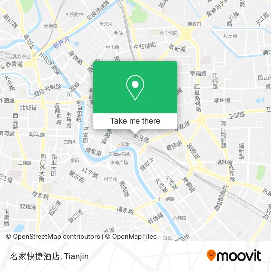 名家快捷酒店 map