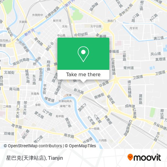 星巴克(天津站店) map