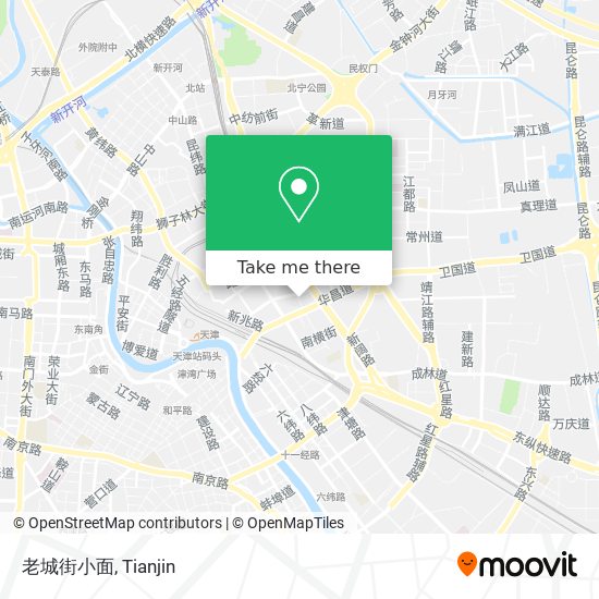 老城街小面 map