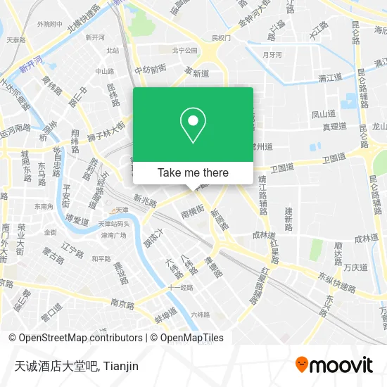 天诚酒店大堂吧 map