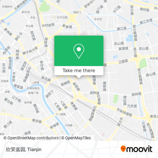 欣荣嘉园 map