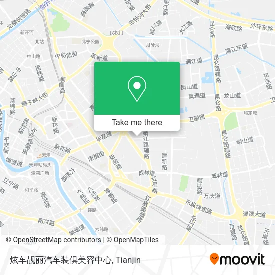 炫车靓丽汽车装俱美容中心 map