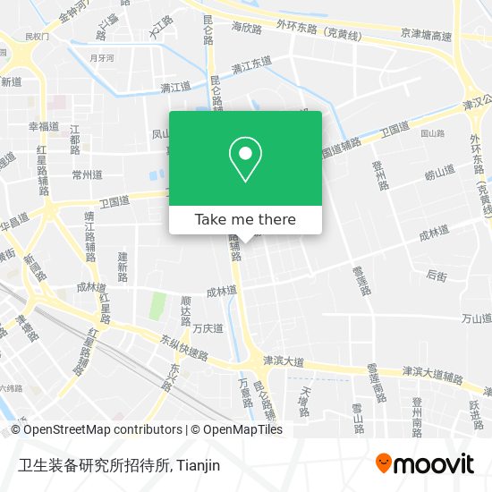卫生装备研究所招待所 map
