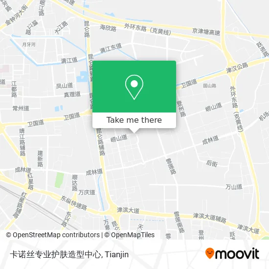 卡诺丝专业护肤造型中心 map