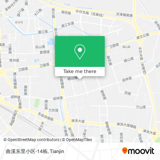 曲溪东里小区-14栋 map