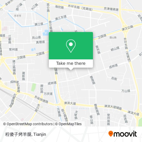 程傻子烤羊腿 map
