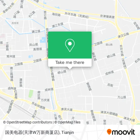 国美电器(天津W万新商厦店) map