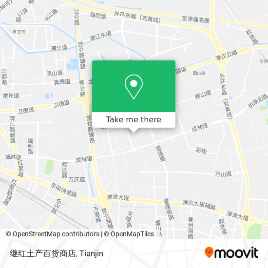 继红土产百货商店 map
