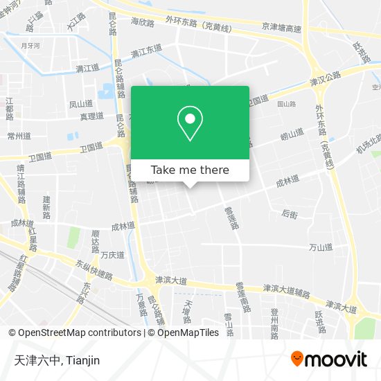 天津六中 map