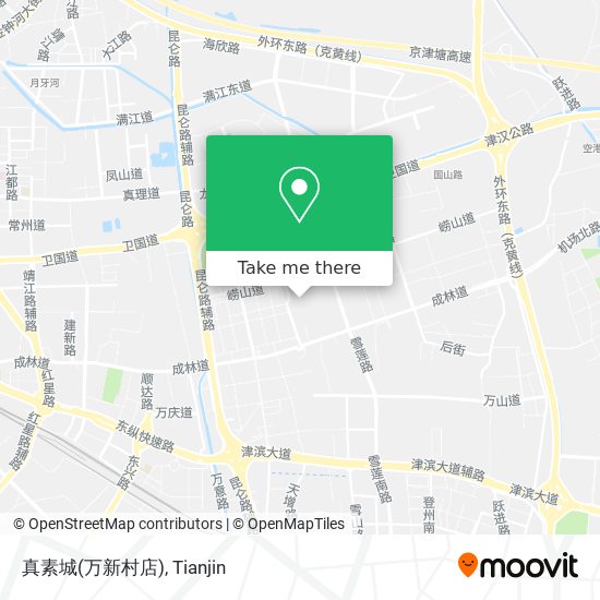 真素城(万新村店) map