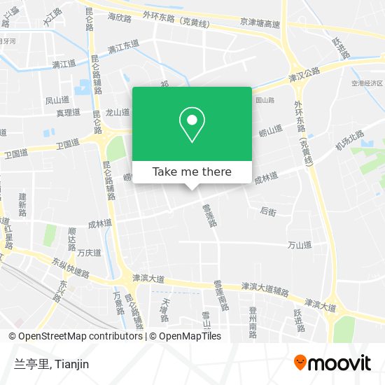 兰亭里 map