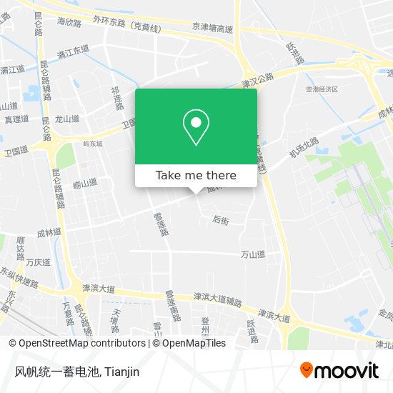 风帆统一蓄电池 map