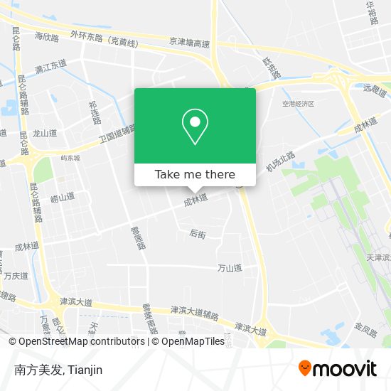 南方美发 map