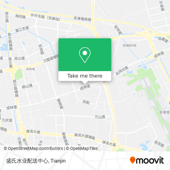 盛氏水业配送中心 map