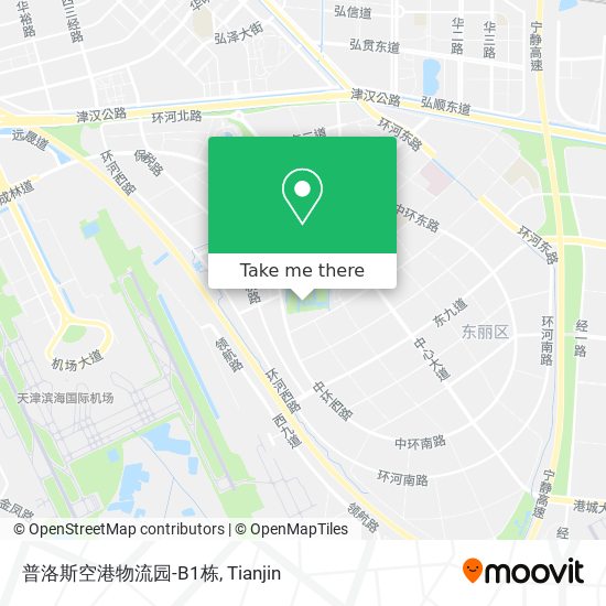 普洛斯空港物流园-B1栋 map
