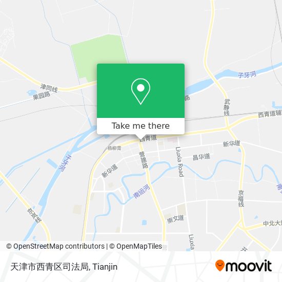天津市西青区司法局 map