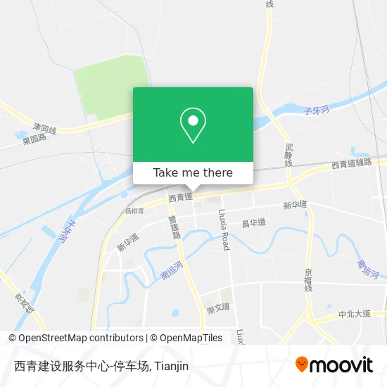 西青建设服务中心-停车场 map