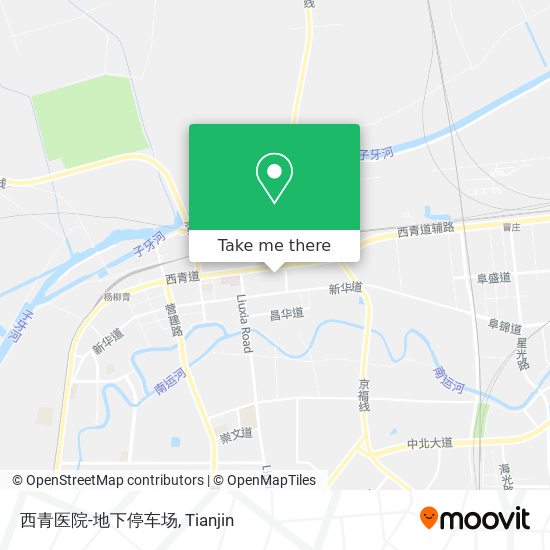 西青医院-地下停车场 map