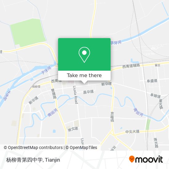 杨柳青第四中学 map